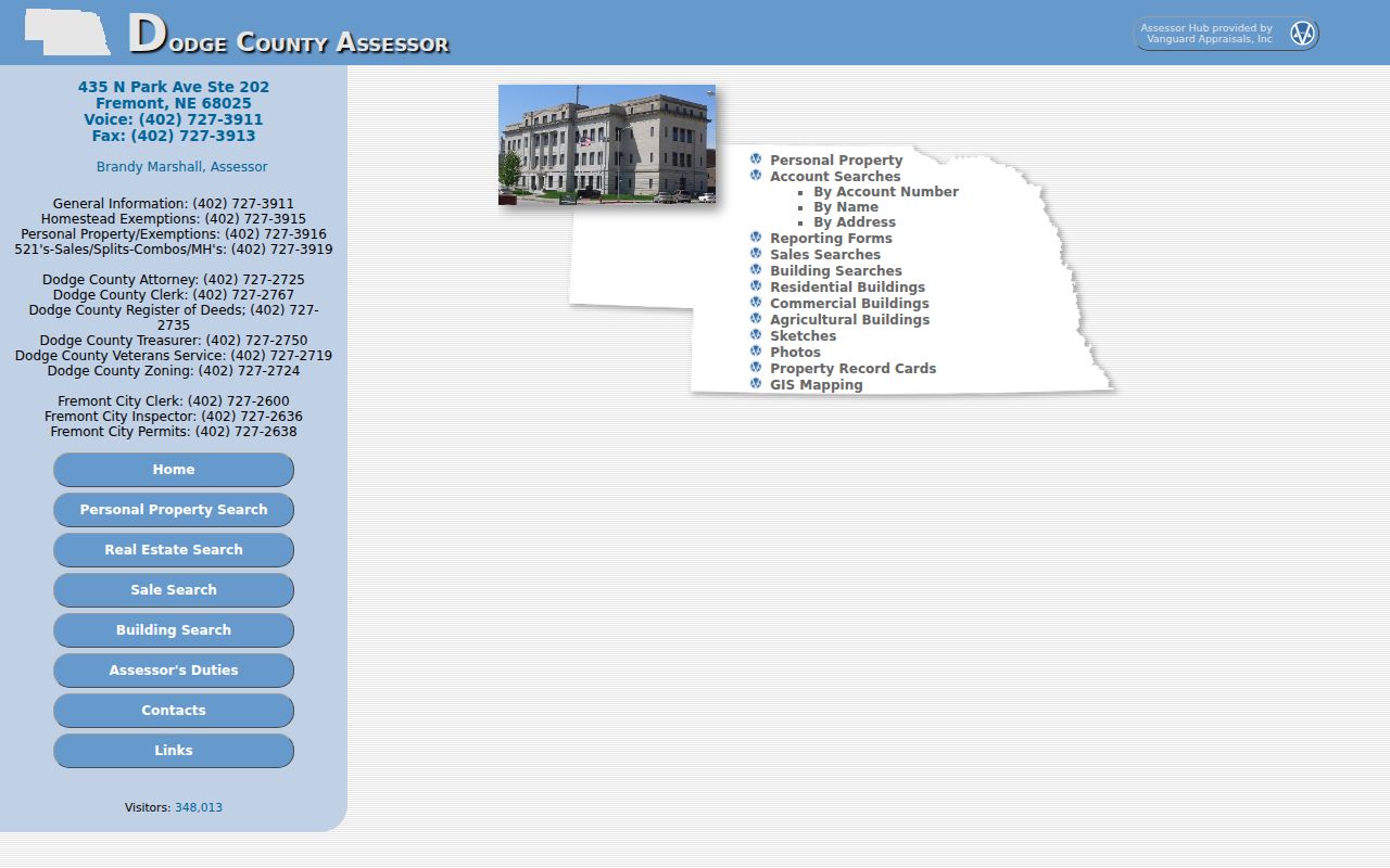 Fremont residents directory Dodge County assessor property search