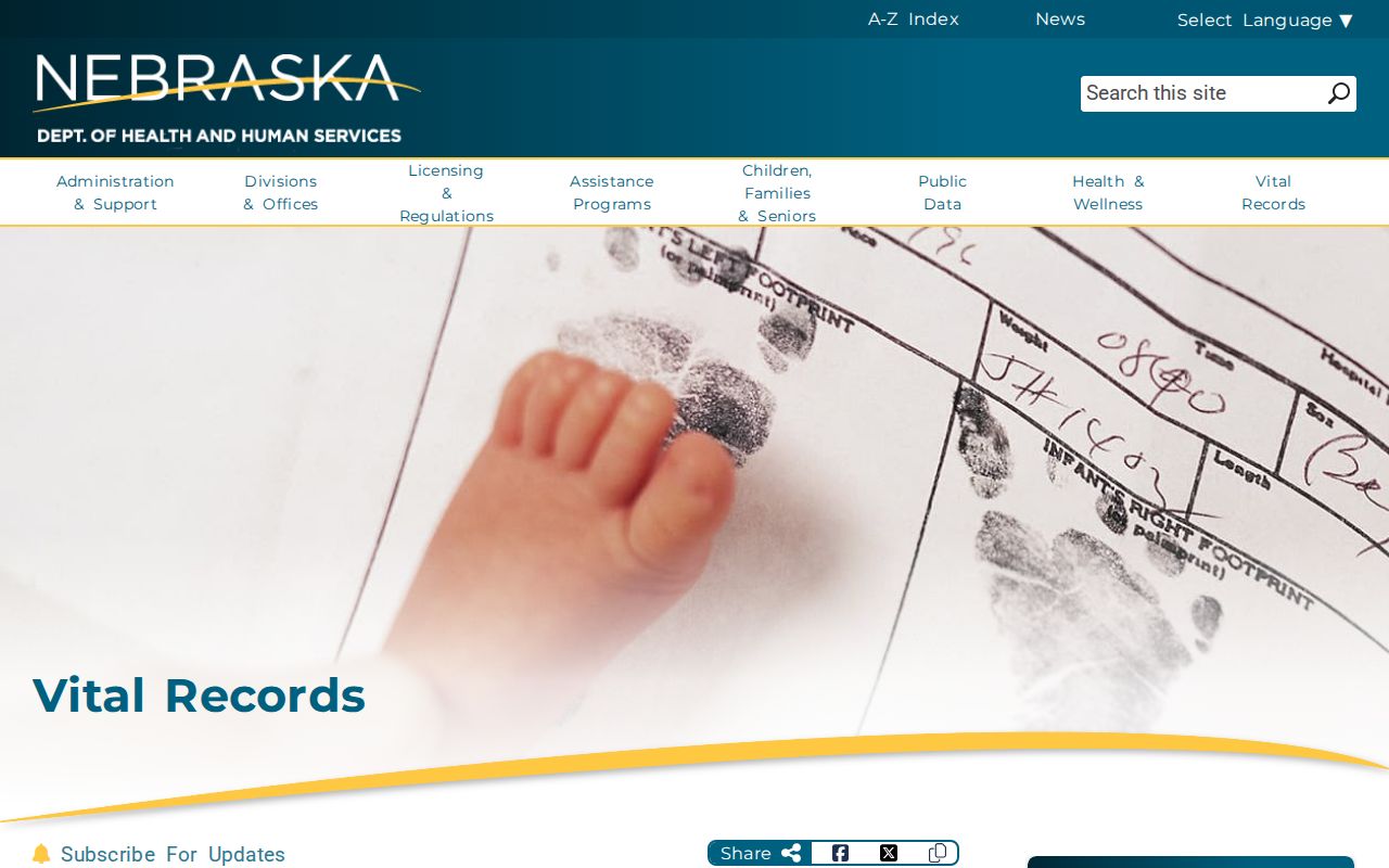 Fremont residents directory Nebraska vital records services